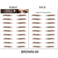 Waterproof Eyebrow Tattoo Stickers 6D Design