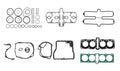 Full Gasket Set For Yamaha Fzx 700 S 1986 (0700 Cc)