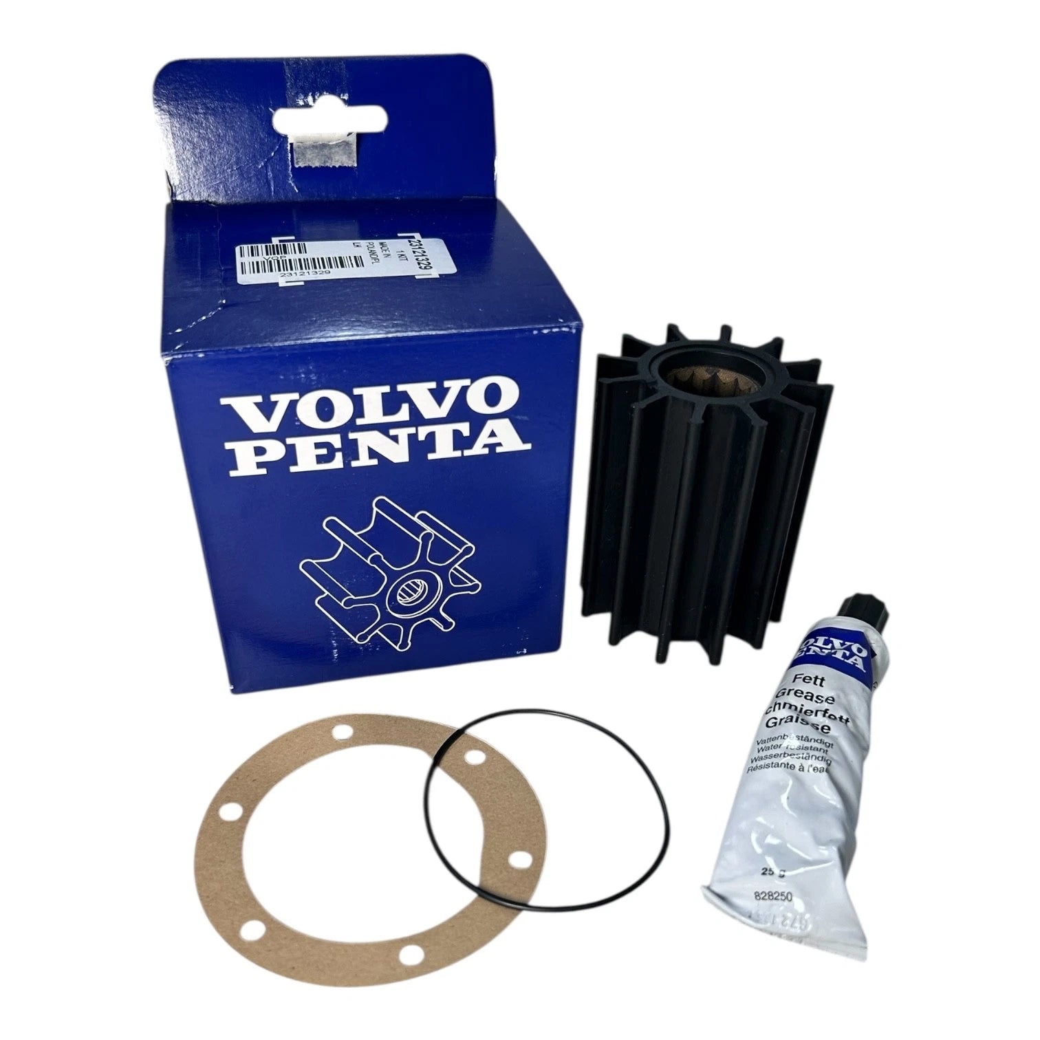 Volvo Penta 23121329, Marine Water Pump Impeller | Hook & Hull Co