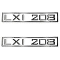 Larson Raised Boat Decals 9 Inch LXI 208 by Larson