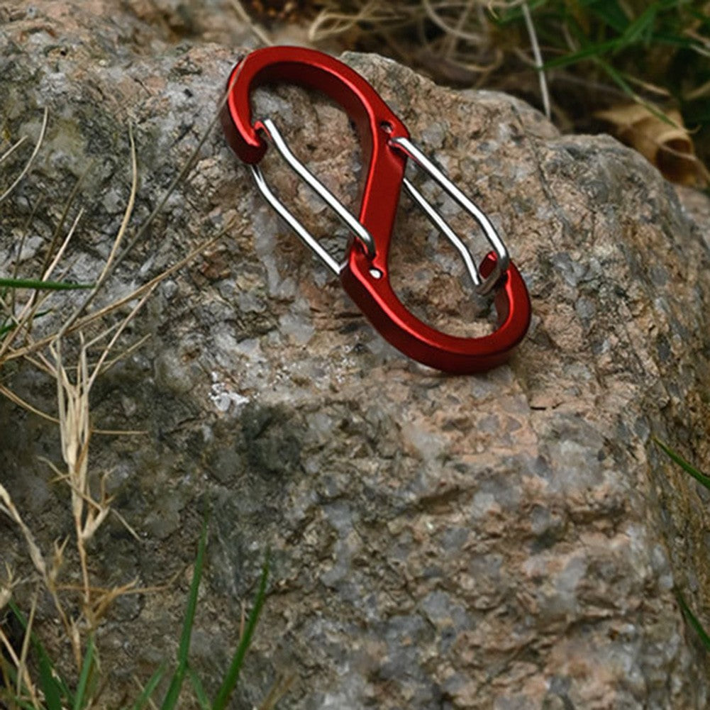 Aluminum Carabiner Clips Compact Design 5Pcs