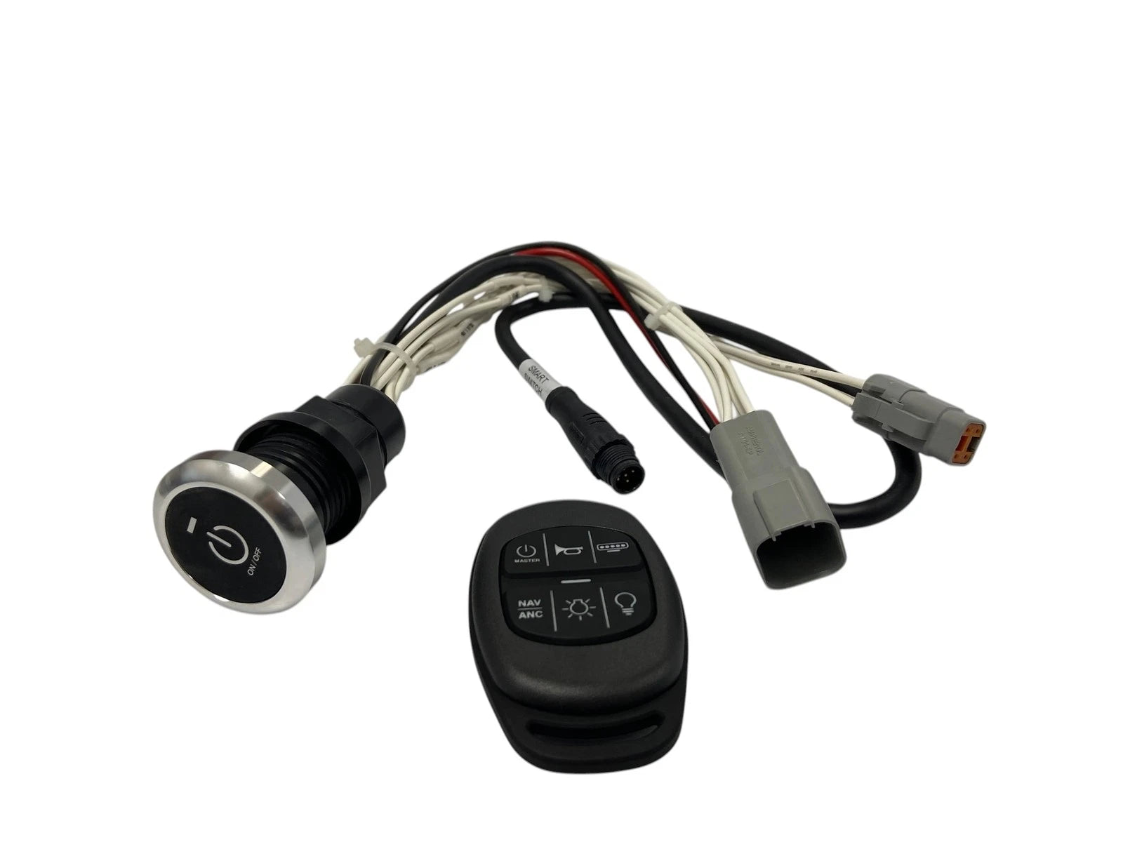 Wireless Key Fob Remote And Engine Start/stop Switch New