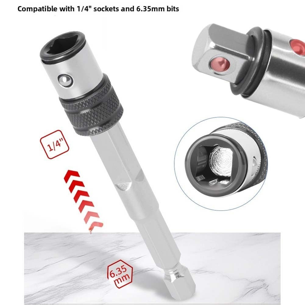 1/4in Hex Adapter Socket Extension Bar
