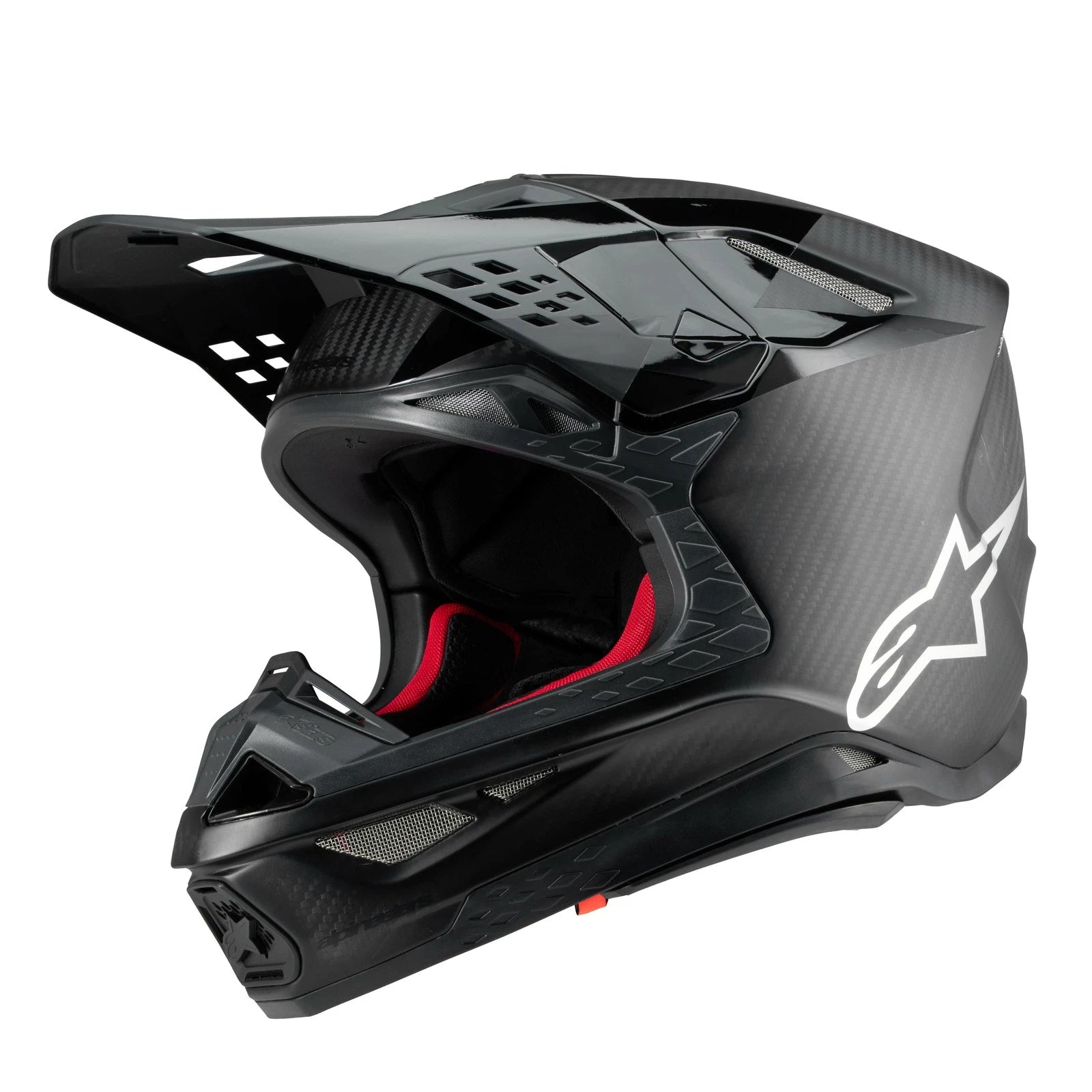 Alpinestars Supertech S M10 Fame Helmet Off-road Black/carbon, Small