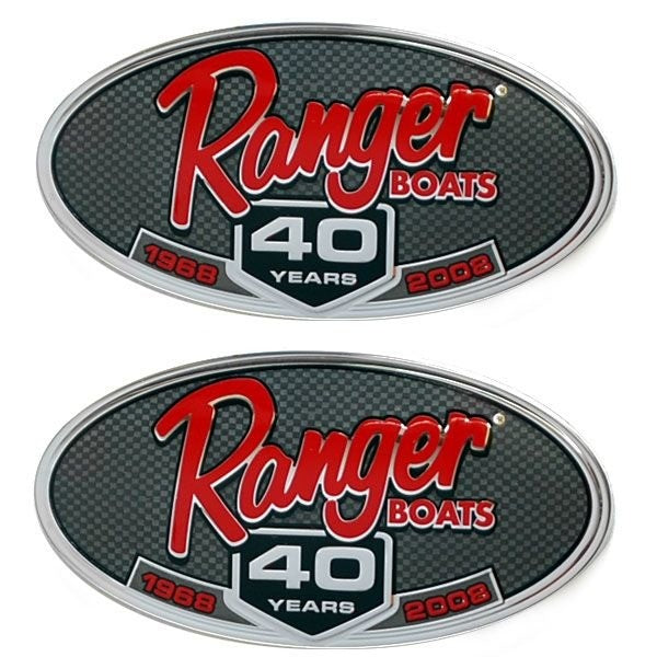 Decal Ranger 40 Years 4 5/8 x 2 3/8 Inch by Ranger