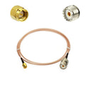 Sma Uhf Connector Adapter Rg316 Copper Cable For Baofeng Cb Handheld