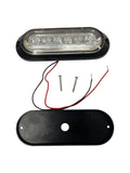 Oval Marine Led Light 5", 10 - 30V White Light New