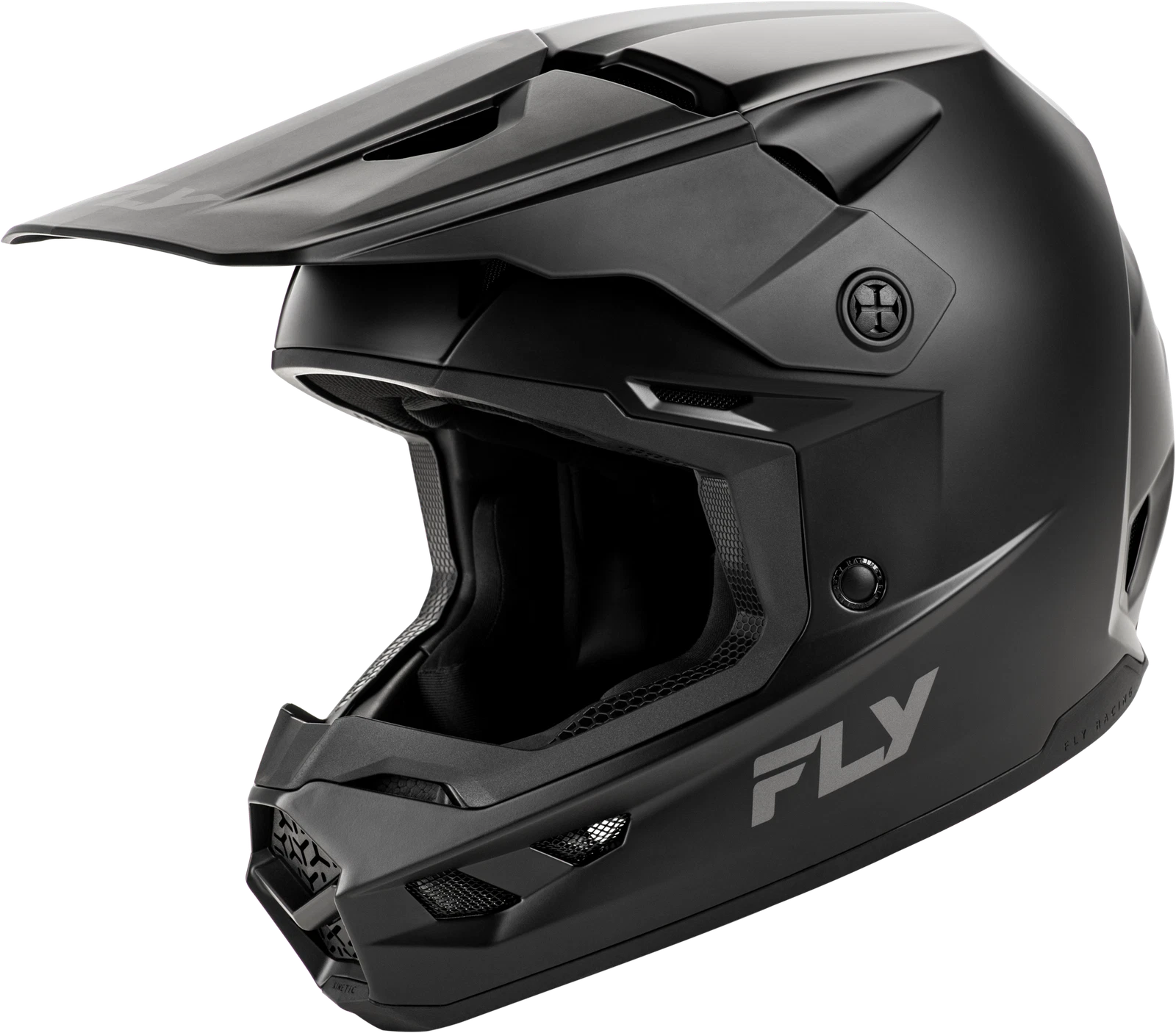 Fly Racing Kinetic Solid Helmet X-small Matte Black Offroad
