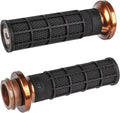 Odi Lock On Hart Luck Full Waffle V-twin Grips Black/bronze For