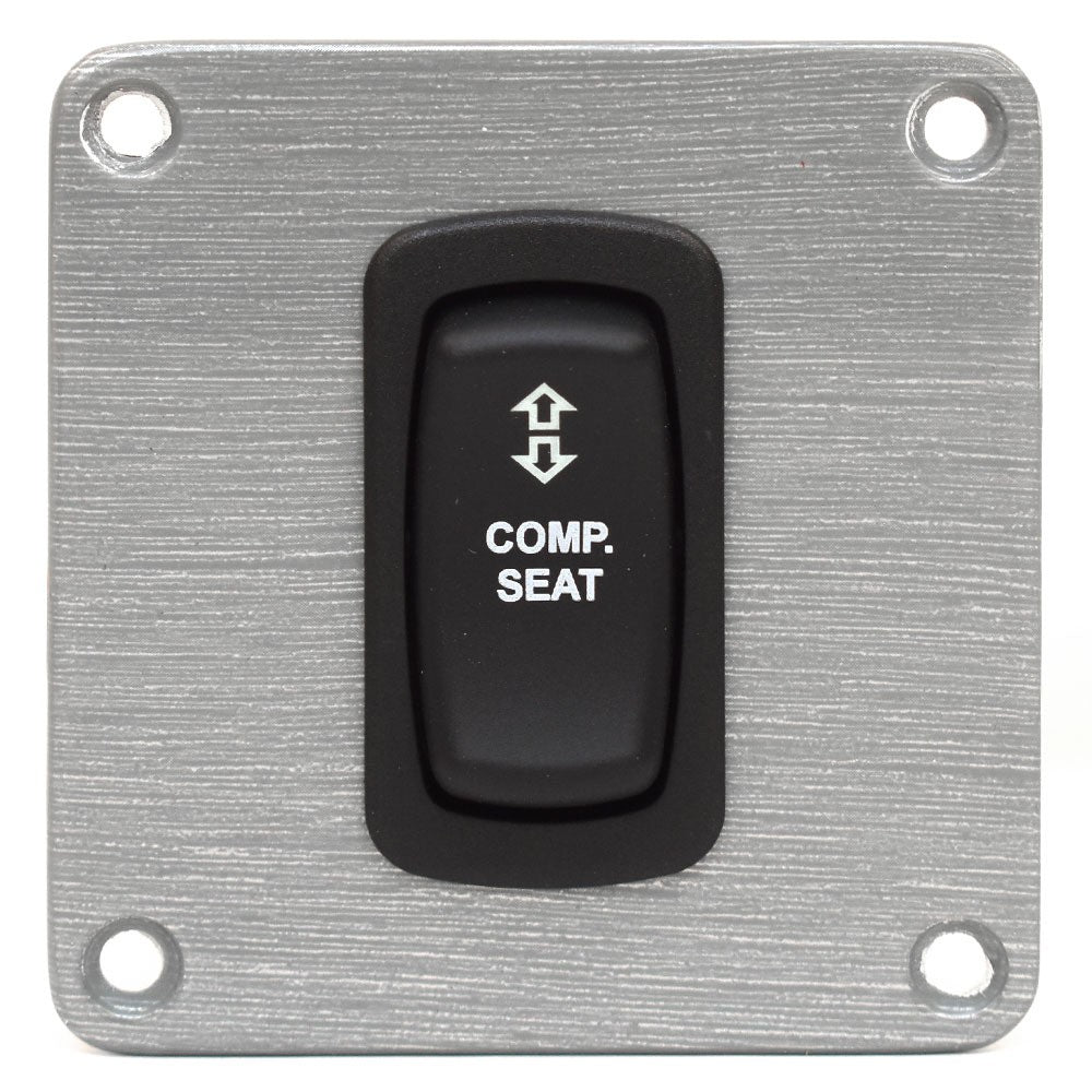 Regal Boat Companion Seat Rocker Switch Panel Aluminum by Regal