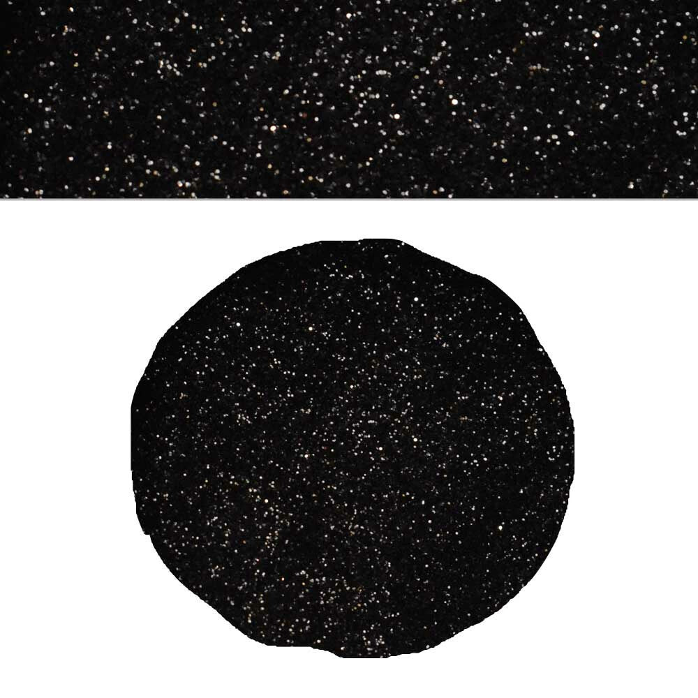 Boat Metal Glitter Flake Black Sand 8oz