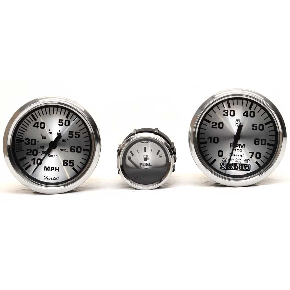 Boat Gauge Set Faria KT0173A Rinker by Faria