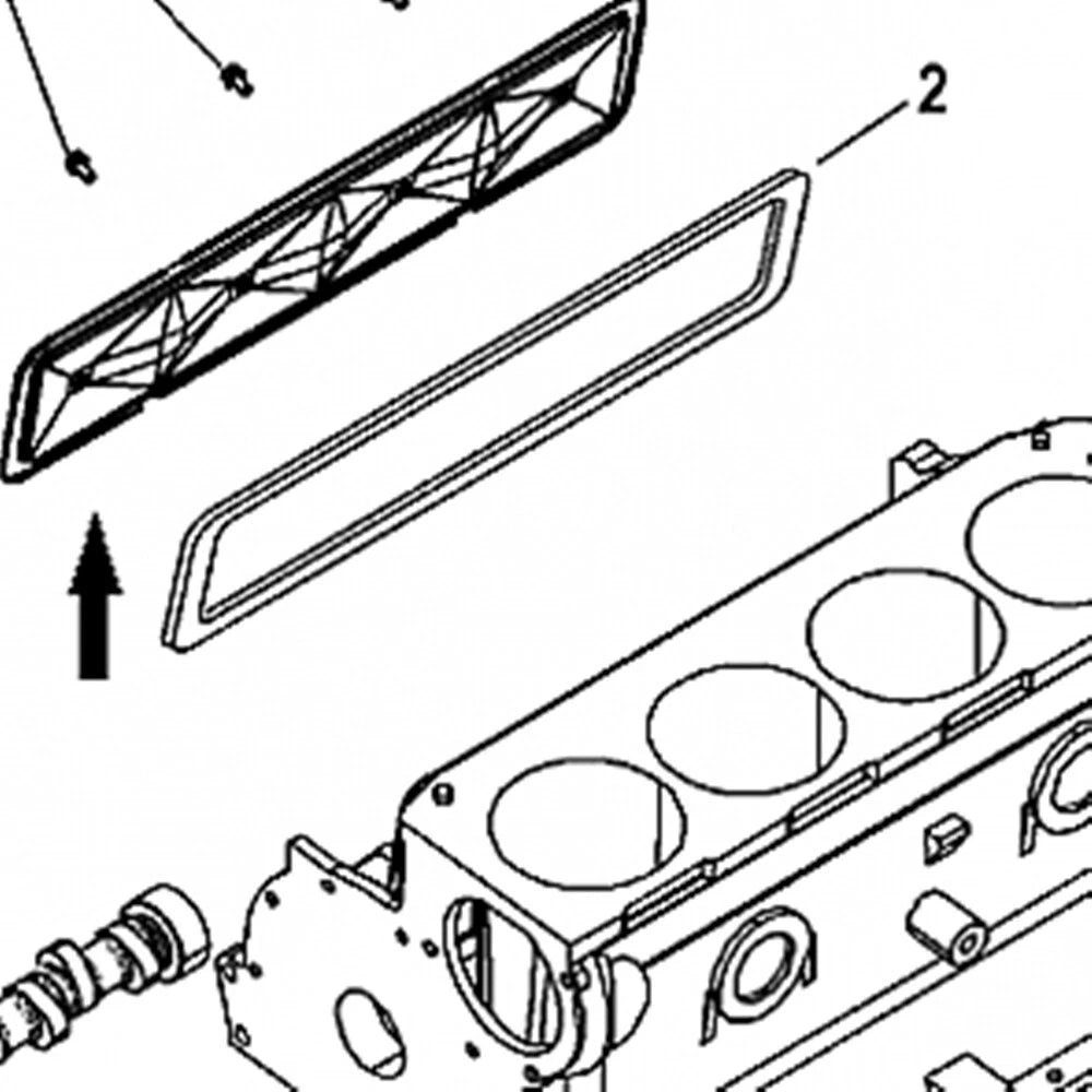 Push Rod Cover for Mercruiser GM 2.5L/3.0L