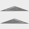 Chaparral Boat Window Graphic Decals Black White (Set of 2) by Chaparral