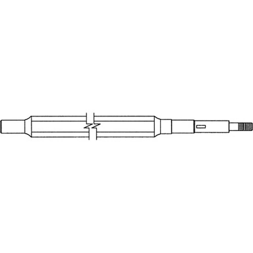H113408 Shaft, Feeder House, Upper