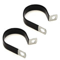 Boat Hose Clamp Loop Cushioned 2 Inch Pair