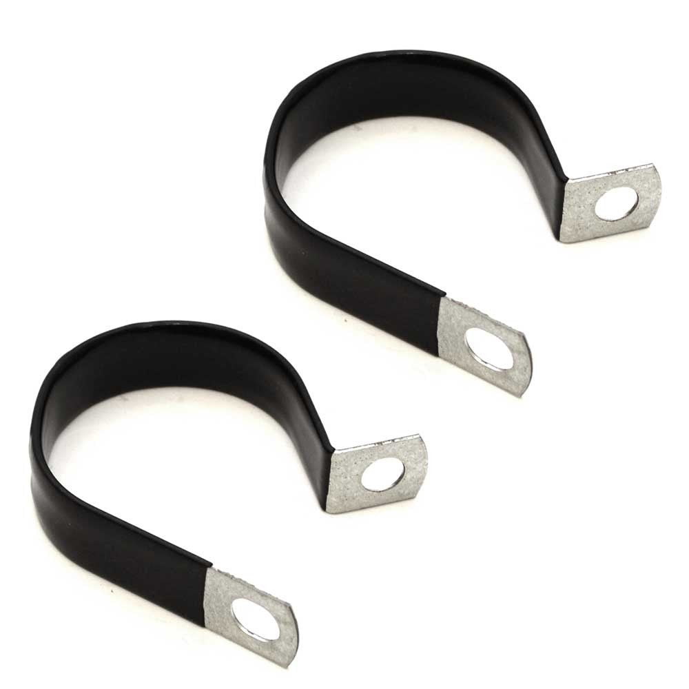 Boat Hose Clamp Loop Cushioned 2 Inch Pair