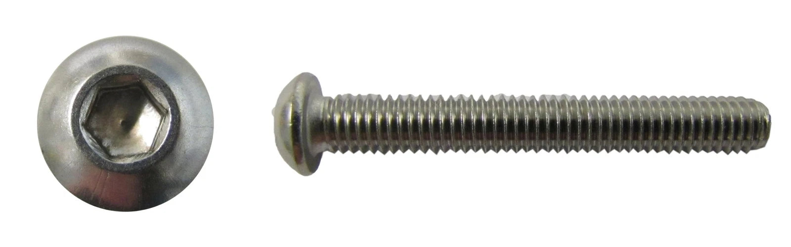 Screws Button Allen Stainless Steel 5mm X 16mm(pitch 0.80mm) (Per 20)