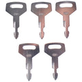 (5) K250 Keys For Kobelco Kawasaki Mdi-yutani New Holland Case