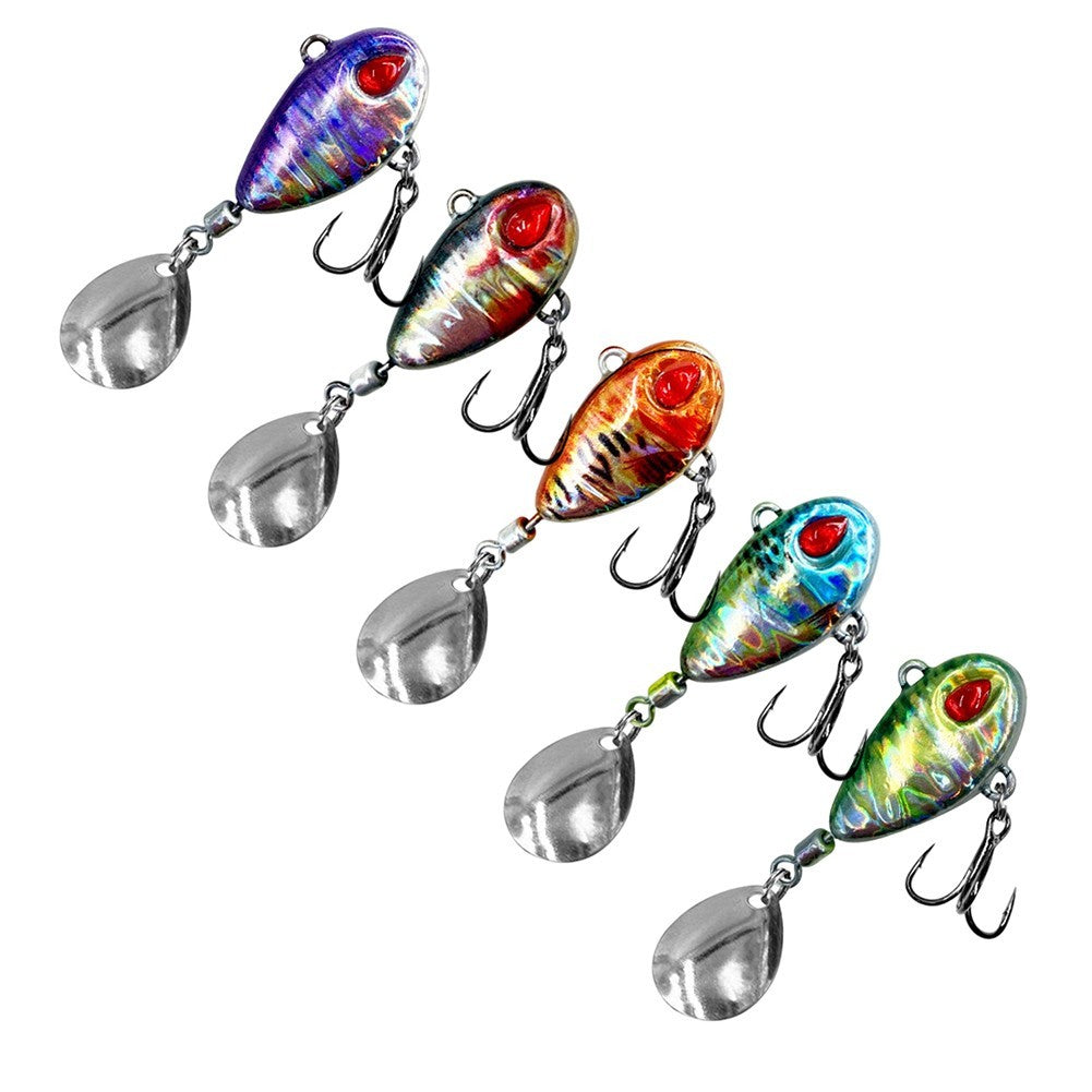 Treble Hook Bait VIB Lure with 3D Eyes