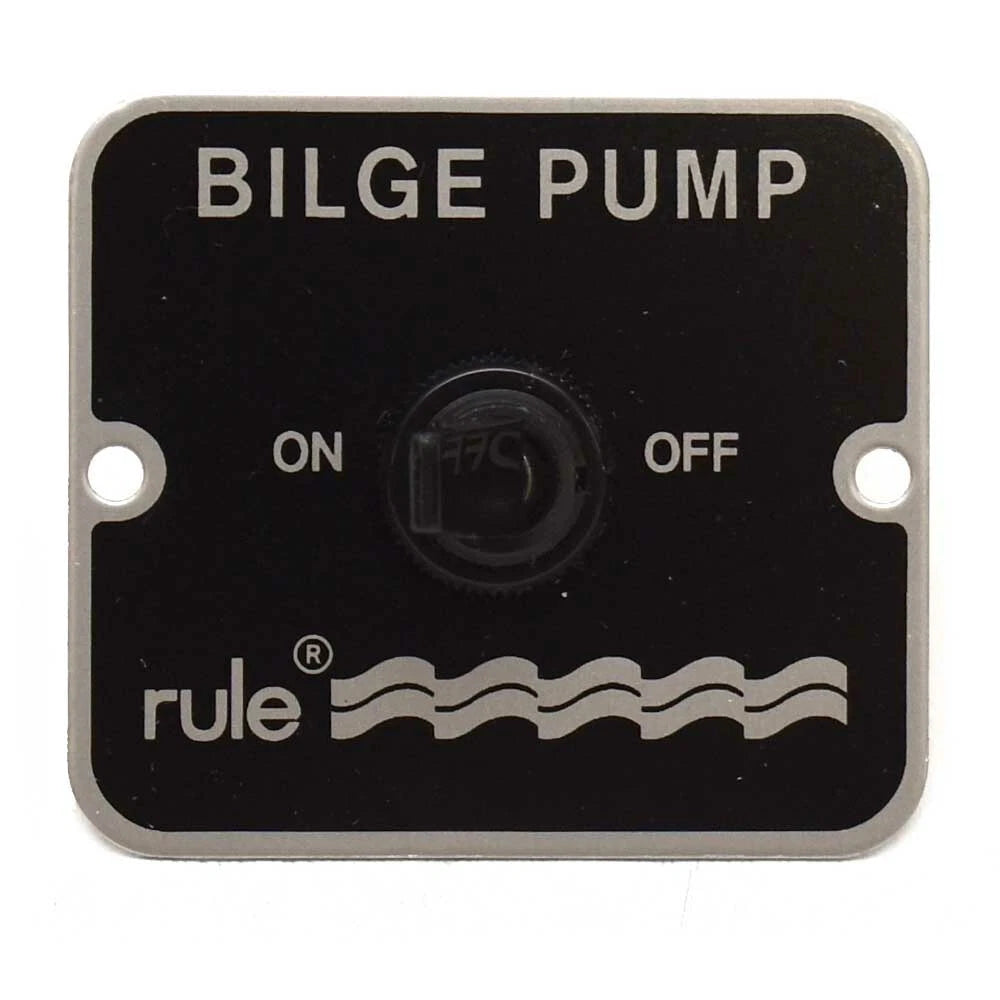 Rule Boat On/off Panel Switch Model 49 | 10a 250vac Bilge Pump