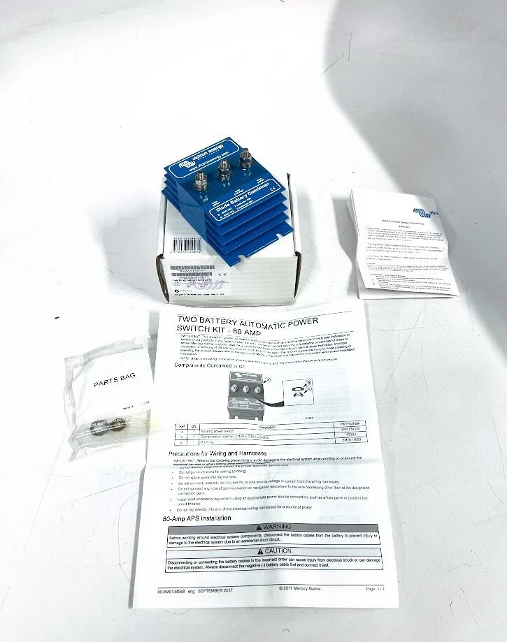 '-New- Mercury 87-8m0134380, 2 Battery Combination Kit, Oem