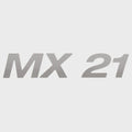 Lowe Boat Model Decal 2350070 | Mx 21 Metallic Silver Vinyl Sticker