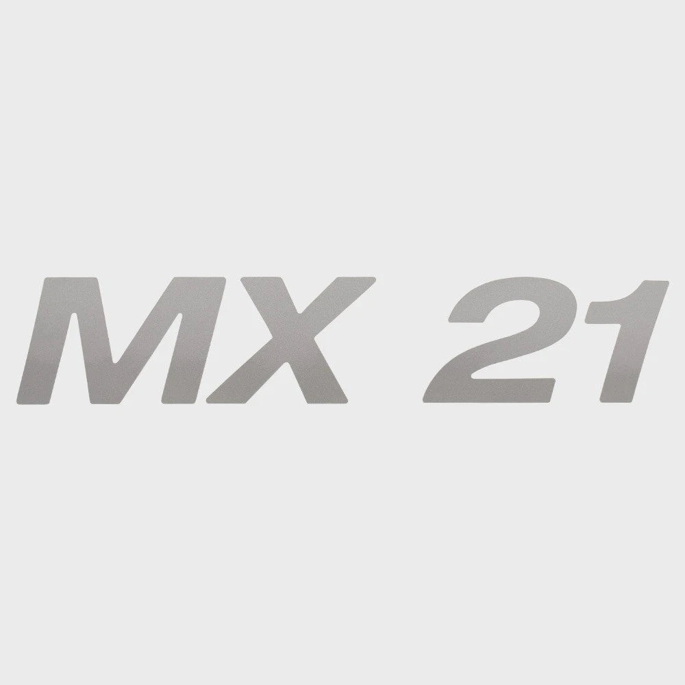 Lowe Boat Model Decal 2350070 | Mx 21 Metallic Silver Vinyl Sticker