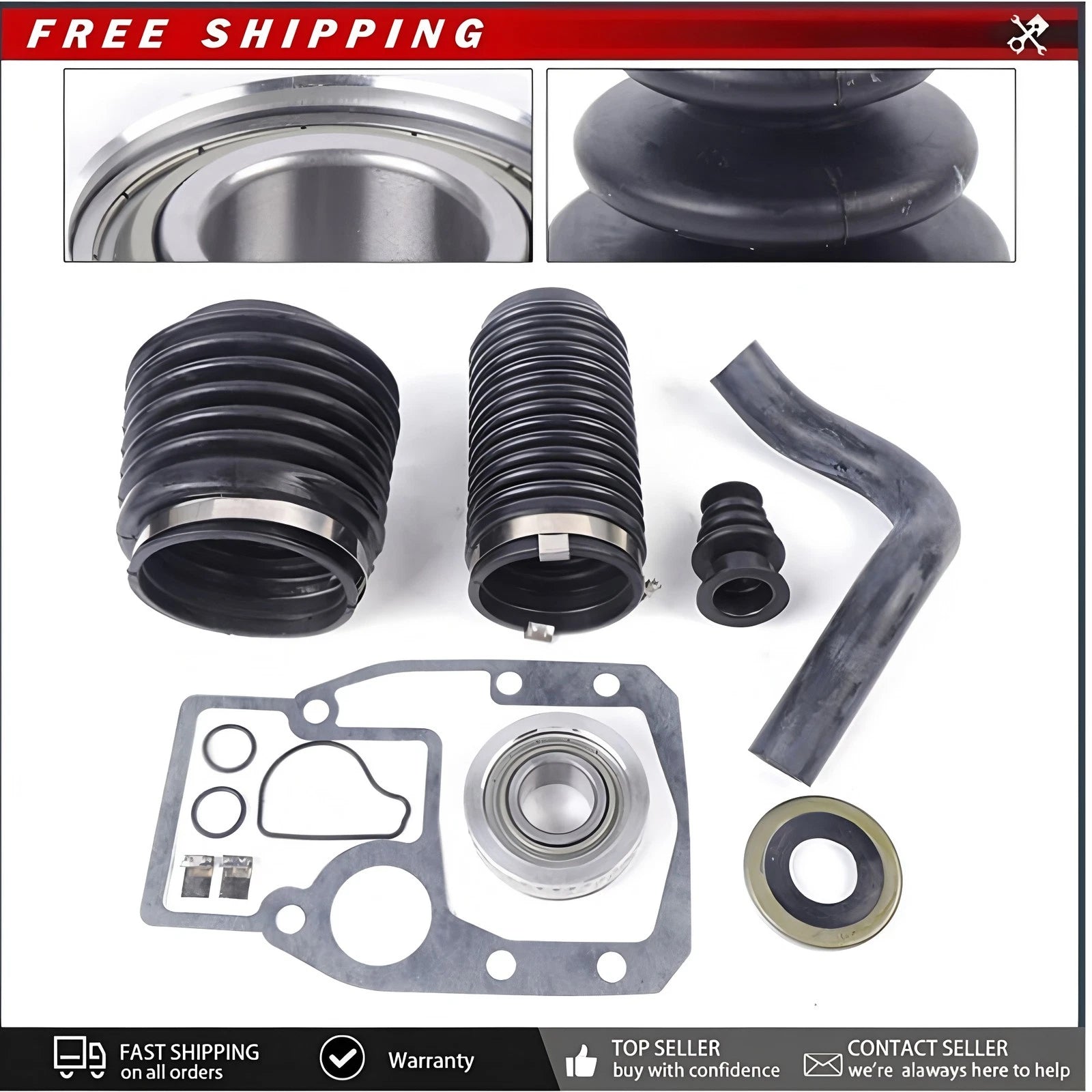 Gimbal Bearing Bellow Kit For Volvo Penta Sx-s Sx-c Sx-r Sx-m Dp-s