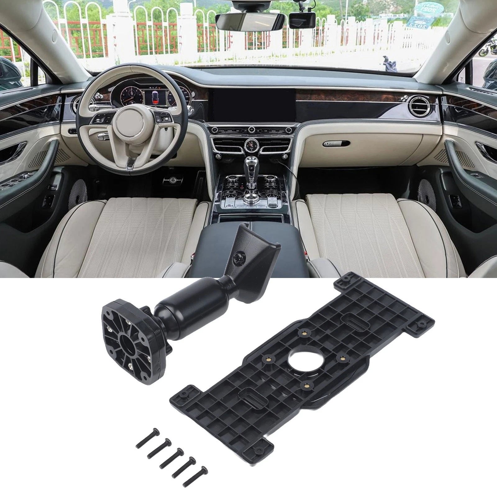 Practical Auto Mirror For Dash Cammount 1 X Bracket 1 X Screws Bag