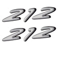 Rinker Boat Decals 212 White Gray 6 1/8 x 1 1/4 Inch by Rinker