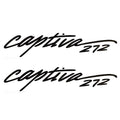 Rinker Boat Brand Decal Captiva Black Pair by Rinker