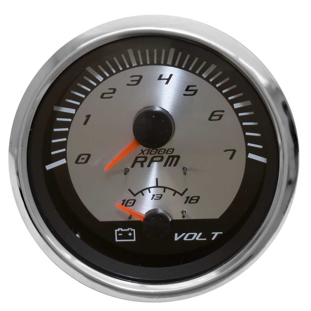 Faria Boat Multifunction Gauge GT0083A Platinum 3 1/4 Inch by Faria