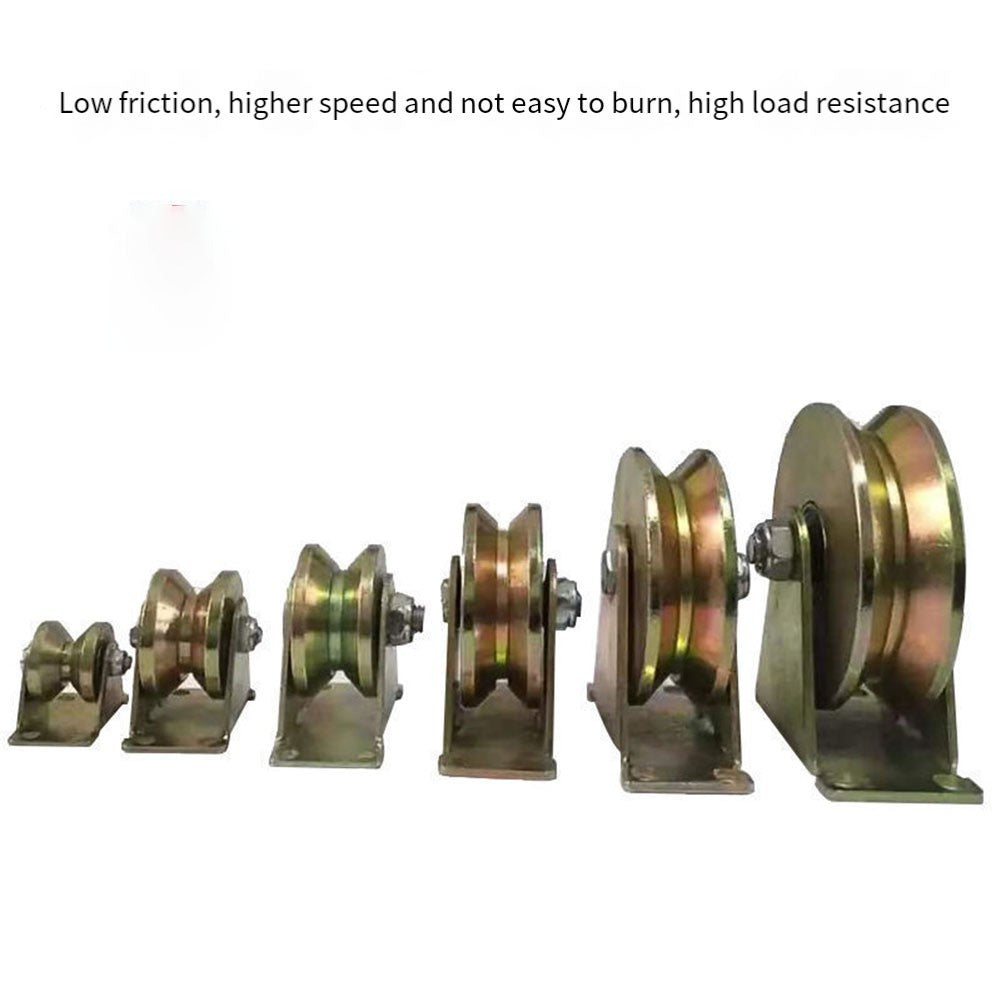 V Type Track Pulley for Ropes