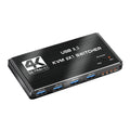 4k 60hz Hdmi Kvm Switch Dual Monitor 2 In 1 Out Usb 3.0 Kvm Switcher
