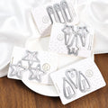 Star Hair Clips for Girls Metal Alloy Barrettes