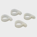 Cable Clamps Boat 7/8 Inch Loop White Plastic