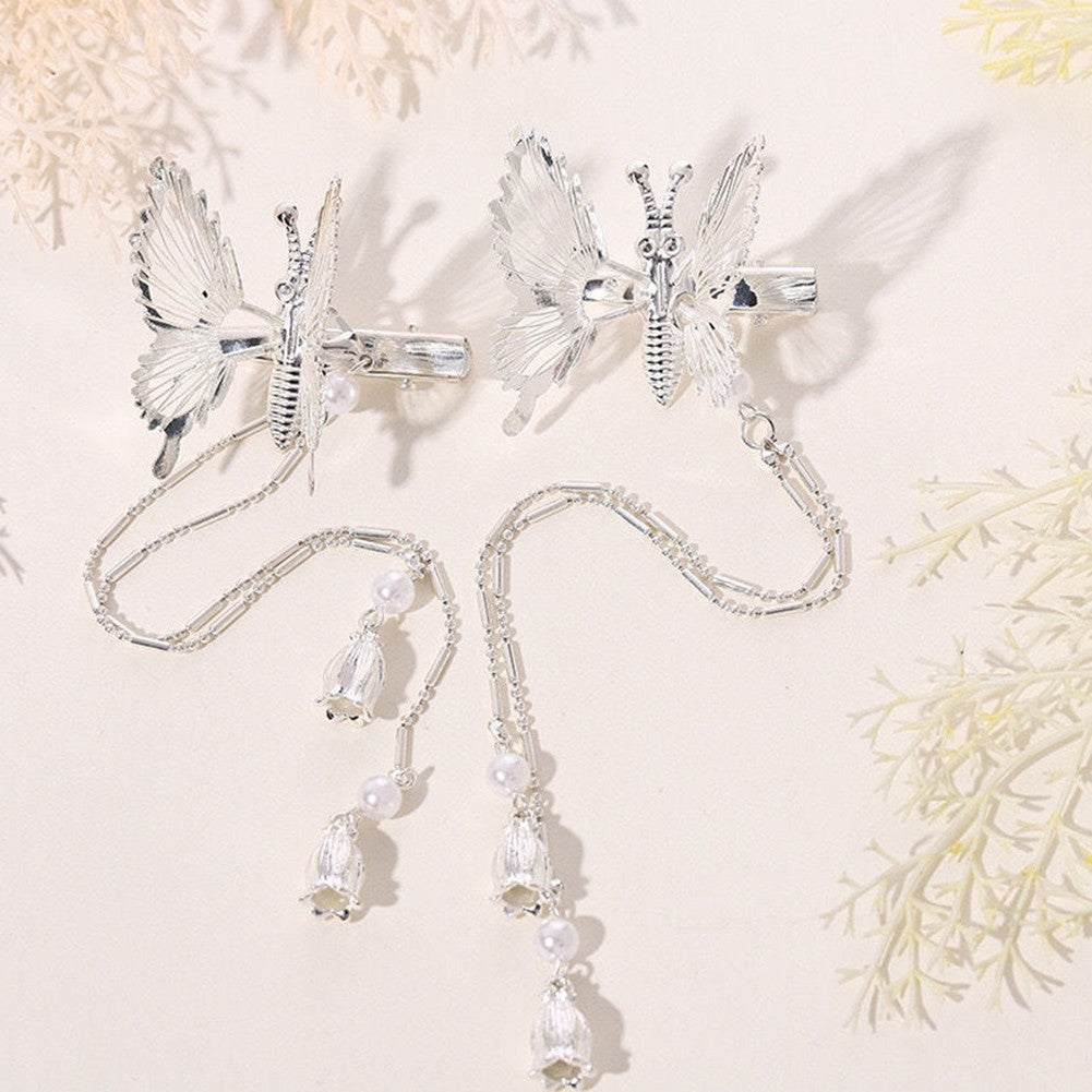 Tassel Butterfly Hairpin Metal Hair Clip