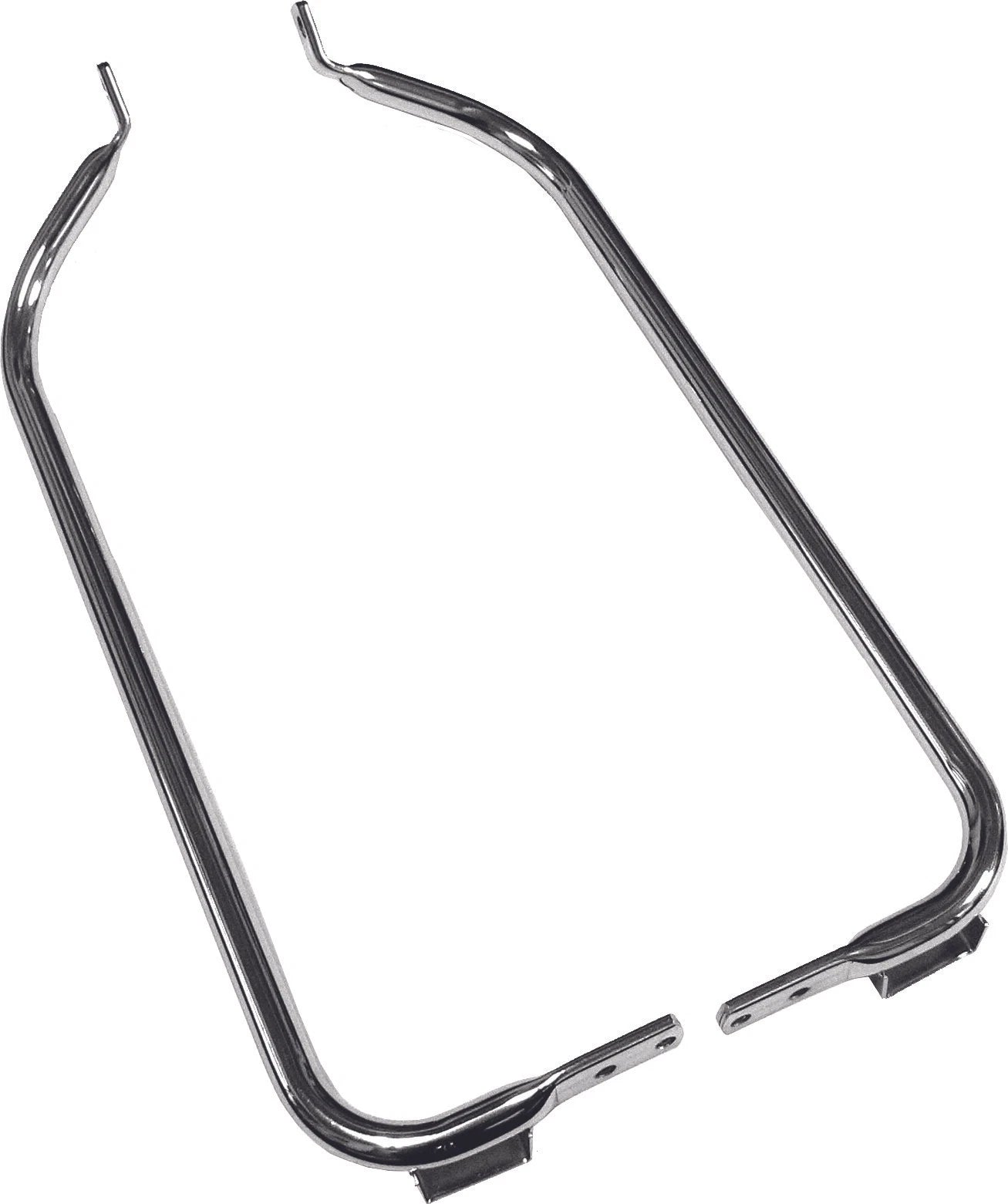 Harddrive Saddlebag Support Kit Chrome For Harley Davidson Flhr Road