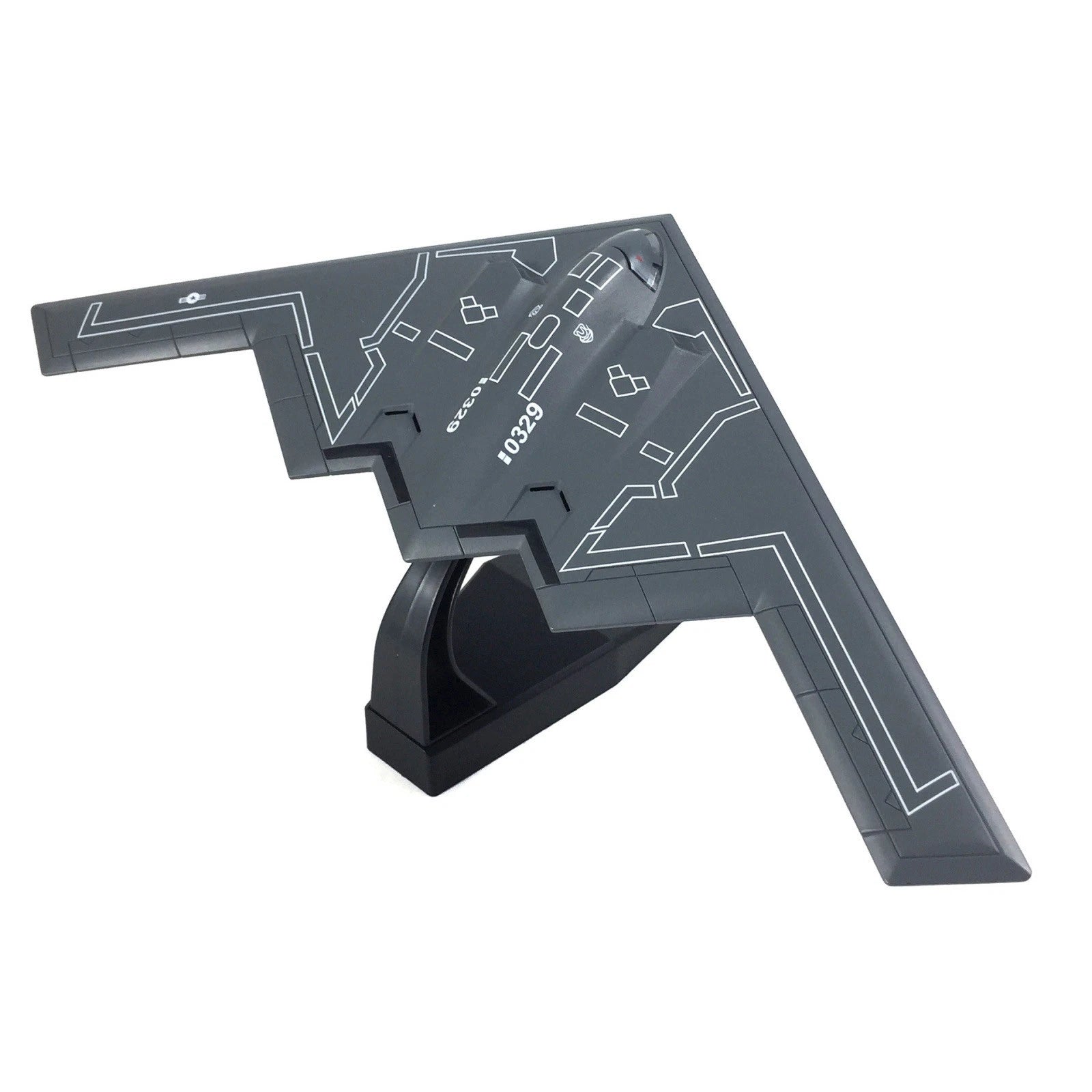 1/200 Usaf B-2 Stealth Strategic Bomber Finished Alloy Model High