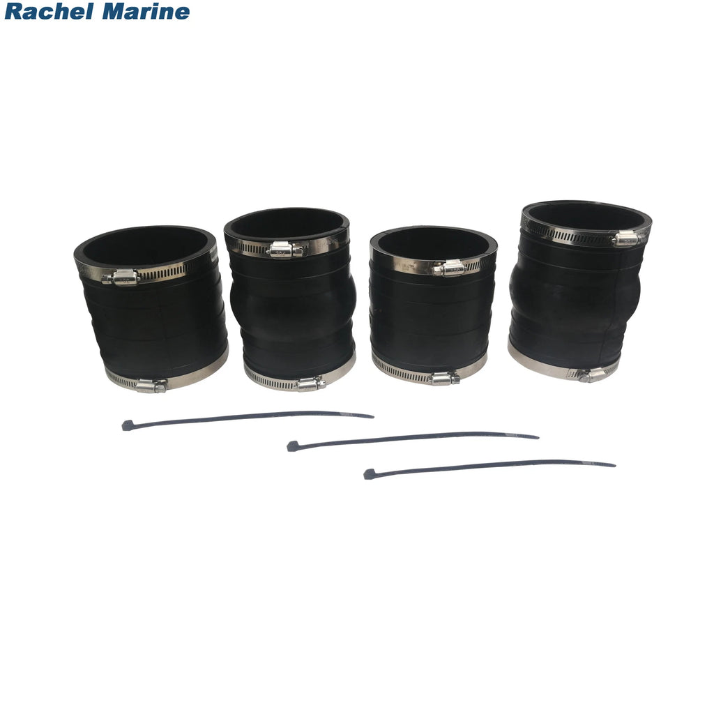 Exhaust Hose Bellows for OMC/Volvo Penta 4.3/5.0/5.7L Upper/Lower Rubber Coupler