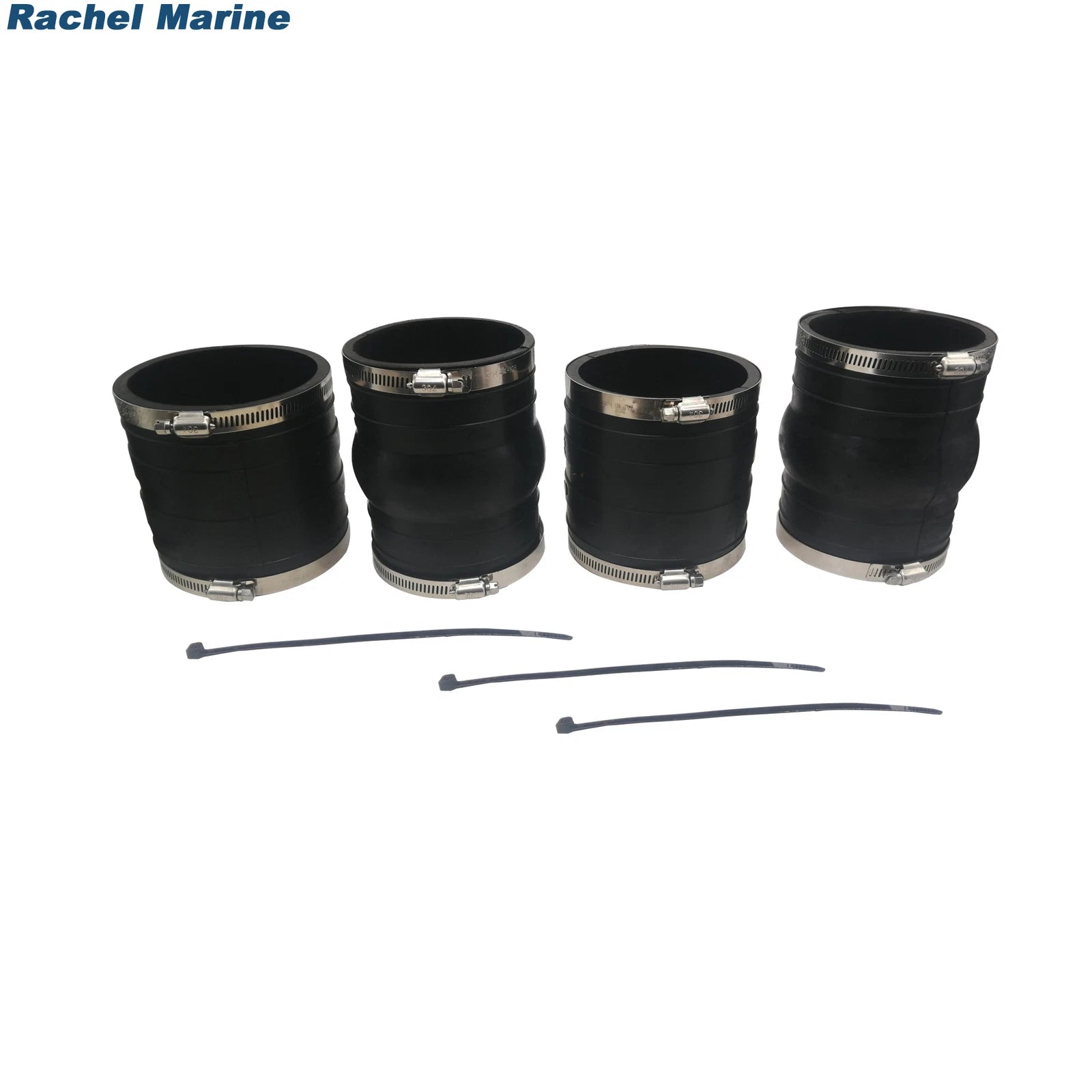 Exhaust Hose Bellows for OMC/Volvo Penta 4.3/5.0/5.7L Upper/Lower Rubber Coupler