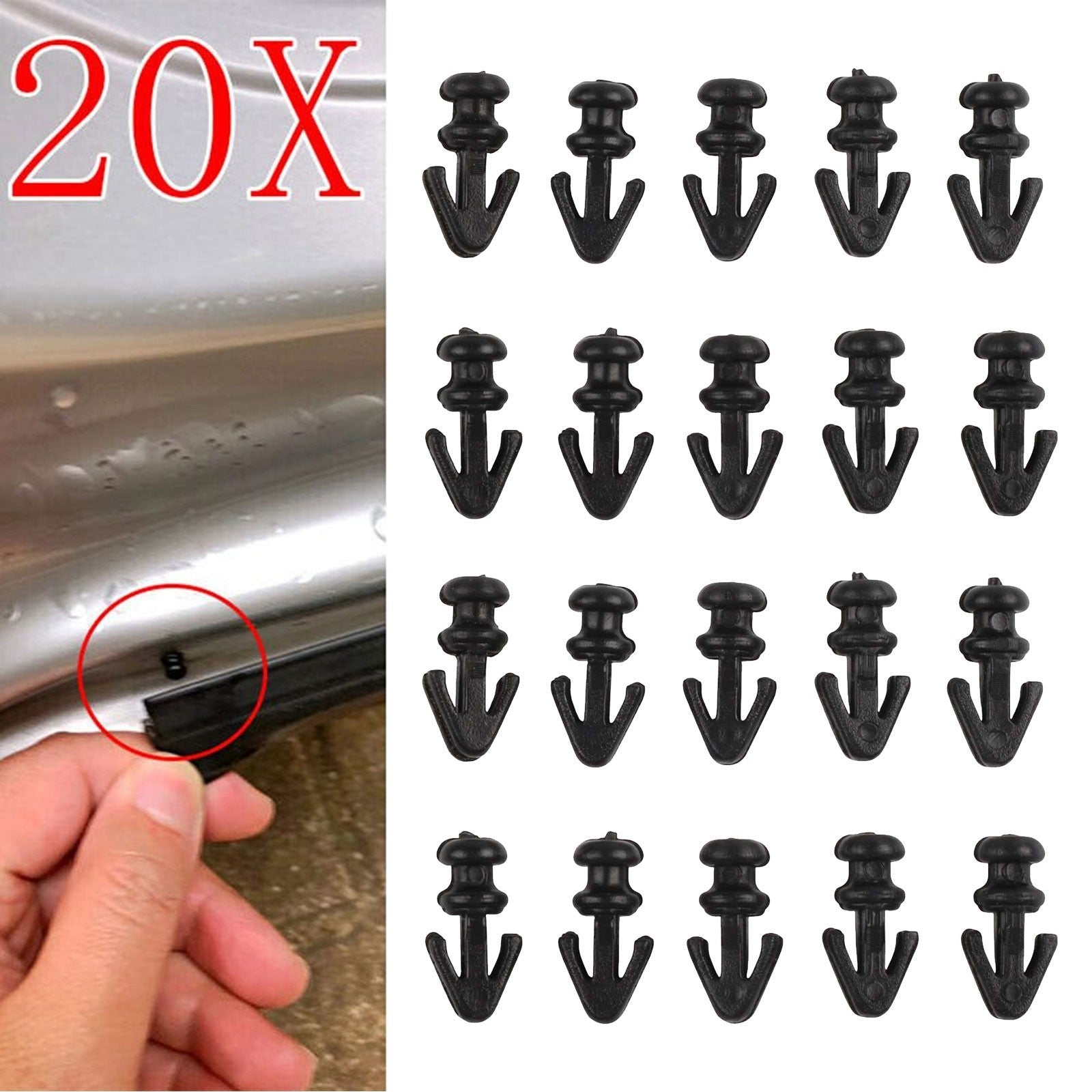 Door Buckle Clips for Practical Placement