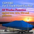 Triton 2895 Cc Center Console Fishing T-top Hard-top Boat Cover Blue