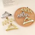 Triangular Hairpin Alloy Hair Clip