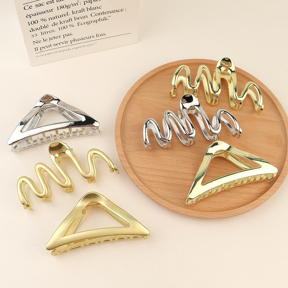 Triangular Hairpin Alloy Hair Clip