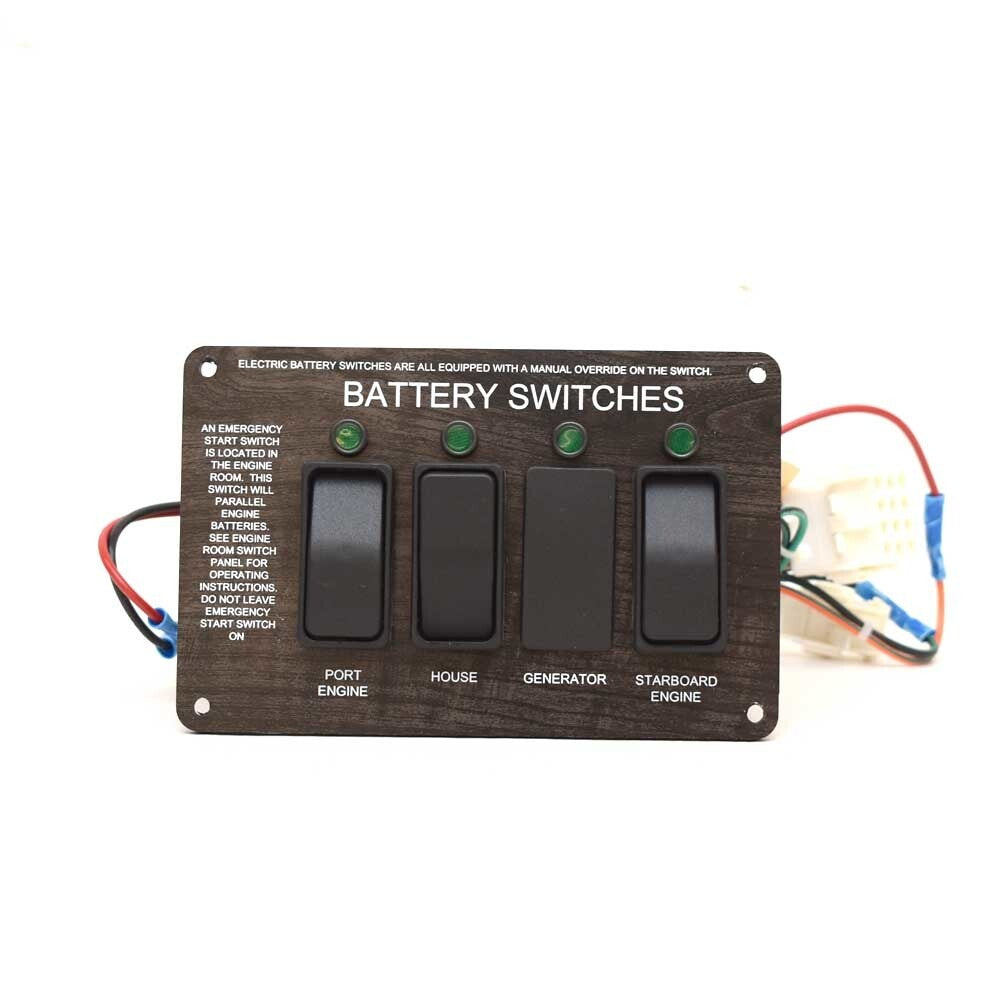 Battery Switch Panel Rinker Woodgrain by Rinker