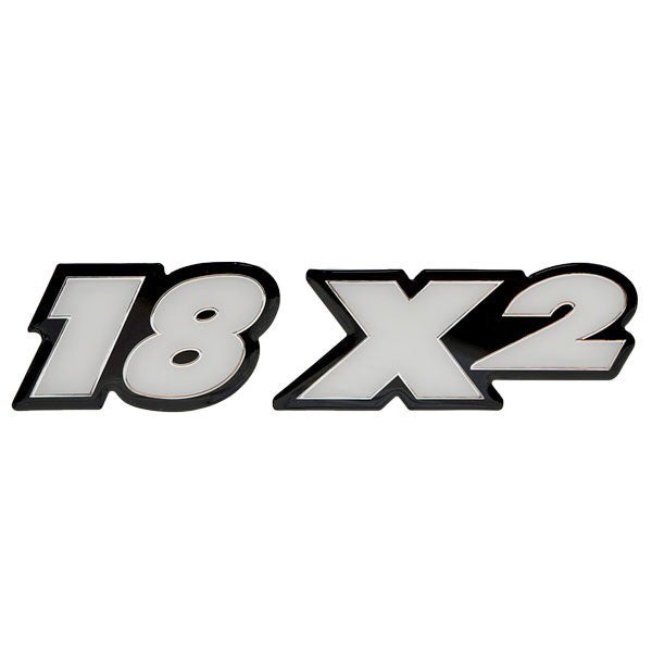 Triton Boat Decal 18 X2 Black Silver by Triton
