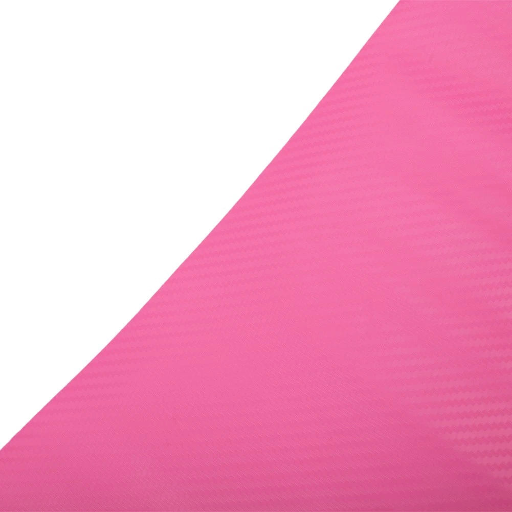 Car Pink Carbon Fiber Vinyl Wrap Sticker For Interior Accessories