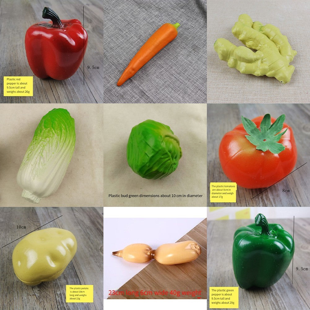 PU Fake Vegetable for Autumn Decor